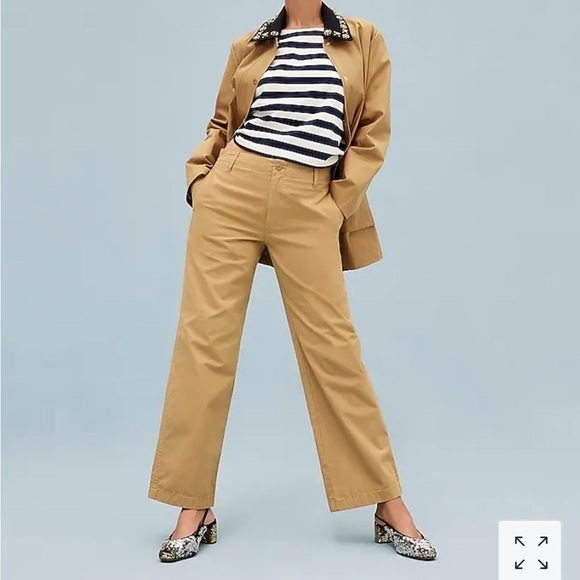 J Crew Sailor Heritage Chino Pants Honey Brown size 25 NWT - Picture 10 of 11